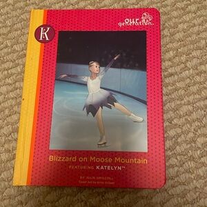 RARE American girl doll book: Blizzard on a Moose Mountain.